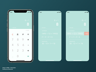 Calculator - Daily UI #004