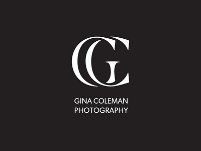 Gina Coleman Photography branding design identity logo typography vector