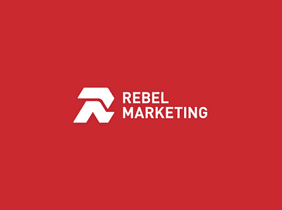 Rebel Marketing logodesign design identity branding letter r logo logo marketing rebel red