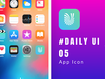 Dailyui 05 Appicon app icon unleash dailyui