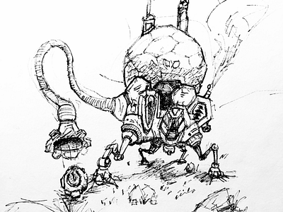 Weekend classics 02 fun scifi sketch