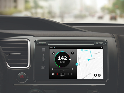 Dailyui 34 Car interface car car interface dailyui dashboard fun interface uiux