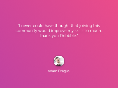 Dailyui 39 Testimonal dailyui testimonial