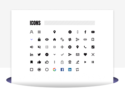 Dailyui 55 Iconset 55 dailyui icons set ui ux