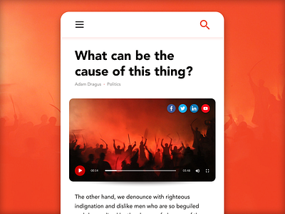 Dailyui 57 Videoplayer 57 adamdragus androidapp dailyui design figma ios mobile player player ui ui ui ux ux video videoplayer