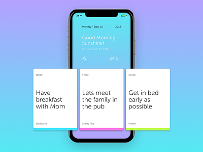 Dailyui 71 Schedule dailyui schedule ui ux