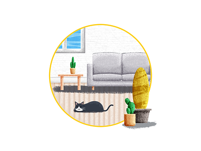 001-My living room illustration