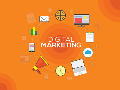 Digital Marketing Illustration