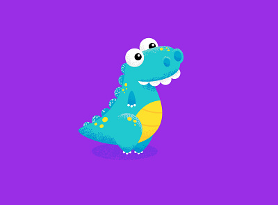 Dinosaur adobe illustrator childrens illustration design dinosaur illustration vector