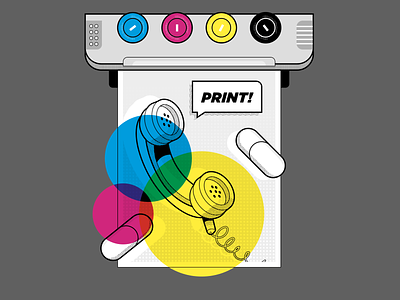 Phone print design adobe illustrator cmyk design illustration popart print vector