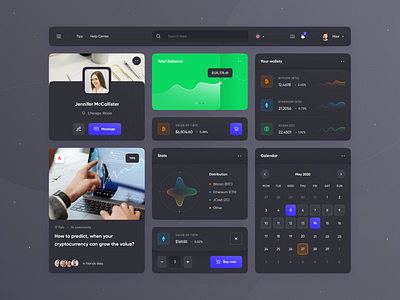 UI Kit - Dark