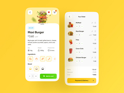 McDonald's App #3 app app design burger cart colors design ecommerce food app food delivery interface ios mcdonald mobile mobile design shopping ui ui design ux ux design web design