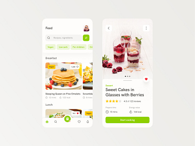 Food App app app design design designer food food app interface ios mobile mobile design photos recipes ui design ux design web design