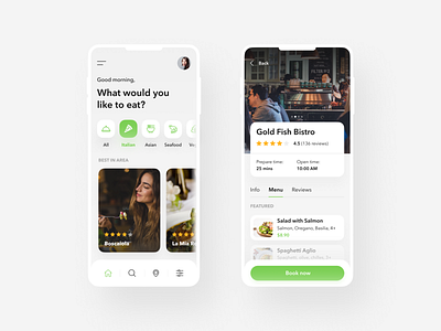 Find Restaurants android app app design clean design figma flat interface ios mobile mobile design photos restaurant ui ui design ux ux design web design