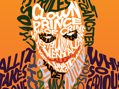 The Joker - Typography Illustration