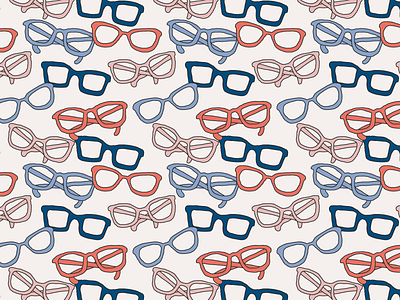 040918 100daysofpatterns glasses illustration pattern the100daysproject