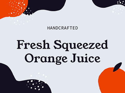 Orange Juice design illustration texture typogaphy