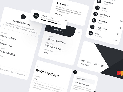 Banking ui kit app bank banking checkout design fintech payment transfer uiux ux