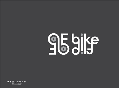 Bike Flip Logo bike biking bikinlogo bycicle clever creative creative typo flip flip bike great lettermark logo moosartist mosaabosweilem typography wheels مصمم شعارات موسى ابوسويلم