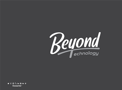 Beyond Tech. clever logo moosartist mosaabosweilem techno typogaphy typography art wordmark لوجو مصمم شعارات موسى ابو سويلم موسى ابوسويلم