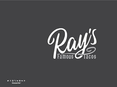 Ray's Tacos clever creative illustration mexican mexican food moosartist mosaabosweilem prototype taco typography لوجو مصمم شعارات موسى ابو سويلم موسى ابوسويلم