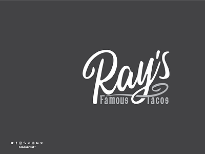 Ray's Tacos clever creative illustration mexican mexican food moosartist mosaabosweilem prototype taco typography لوجو مصمم شعارات موسى ابو سويلم موسى ابوسويلم