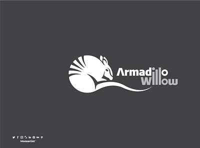 Armadillo Willow cricket gear animal armadillos armadillow clever cricket cricket logo gear moosartist mosaabosweilem لوجو مصمم شعارات موسى ابو سويلم موسى ابوسويلم