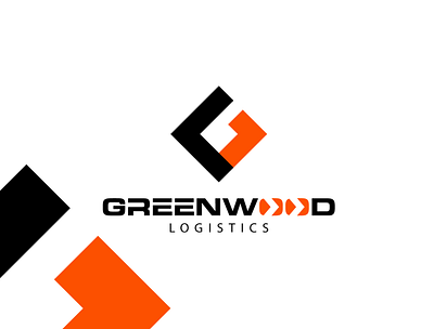 GreenWood Logistics arrow clever creative logistics logo moosartist mosaabosweilem تصميم شعارات لوجو مصمم شعارات موسى ابو سويلم موسى ابوسويلم