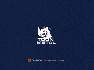 Toon Metal Games logo design in turkey