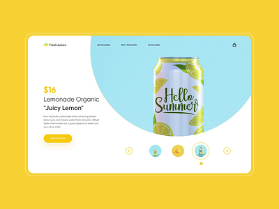 Lemon 🍋 Festival animation branding delivery food lemon ui