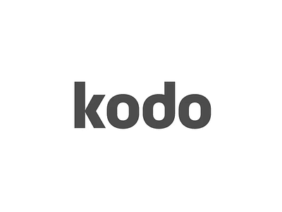 New Kodo branding animation branding logo web webdesign
