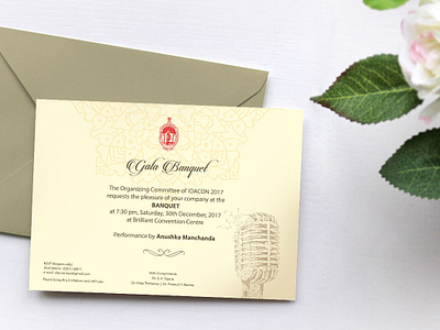 Banquet Invite banquet design gala graphic design illustration invitation invitation card invitation design invite typography