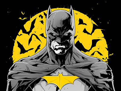 Batman illustration batman cover darkknight dc illustration