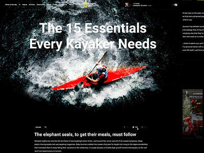 National Geographic Redesign conpect