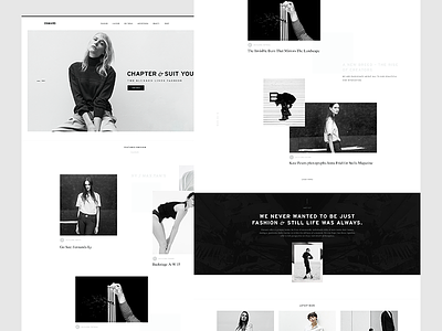 Onward blog clean creative detail homepage layout magazine photography typography ui ux web