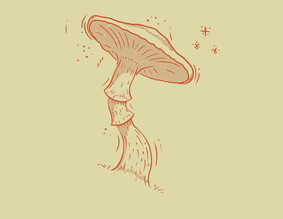 Death Cap design illustration mushroom nature vector