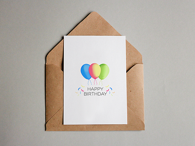 Happy Birthday Card Design