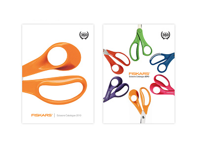 Fiskars Scissor Catalogue Front brochure catalogue design layout print