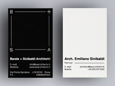 Architecture Business Cards business cards logos architects logo branding print business card duplex white foil monogram emboss logotype