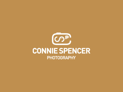 Connie Spencer Photography branding camera identity logo photographer photography