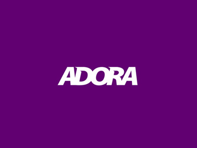 Adora branding diet dieting logo logotype sans serif slimming speed supplements typography