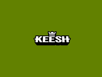 Keesh branding clothing crown fantasy king logo logotype typography virtual world
