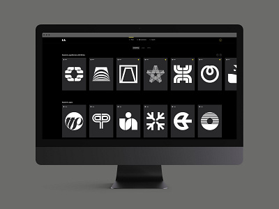 LogoArchive Website & Research Tool branding design identity logo logos minimalist modernist