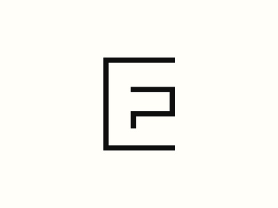 EP Monogram branding design letters logo logos minimalist modernist monogram monograms monolinear