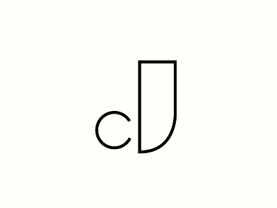 JC Monogram branding design letters logo logos minimalist modernist monogram monograms