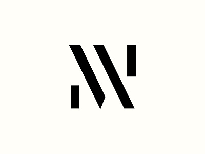 MW Monogram branding design letters logo logos minimalist modernist monogram monograms serif