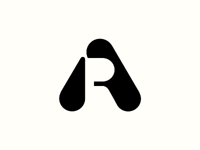 AR Monogram By Richard Baird branding design letters logo logo design logos minimal minimalist modernism modernist monograms negative space