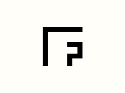 FP Monogram architecture branding interior logo logos minimalist modernist monograms negative space structure