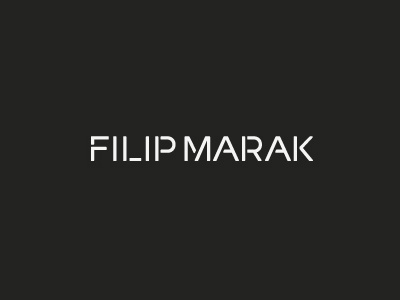 Filip Marek branding dj identity lettering logo logos logotype producer sans serif stencil typography uppercase utalitarian