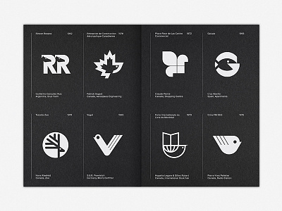 LogoArchive #1 branding design logo magazine modernism modernist zine